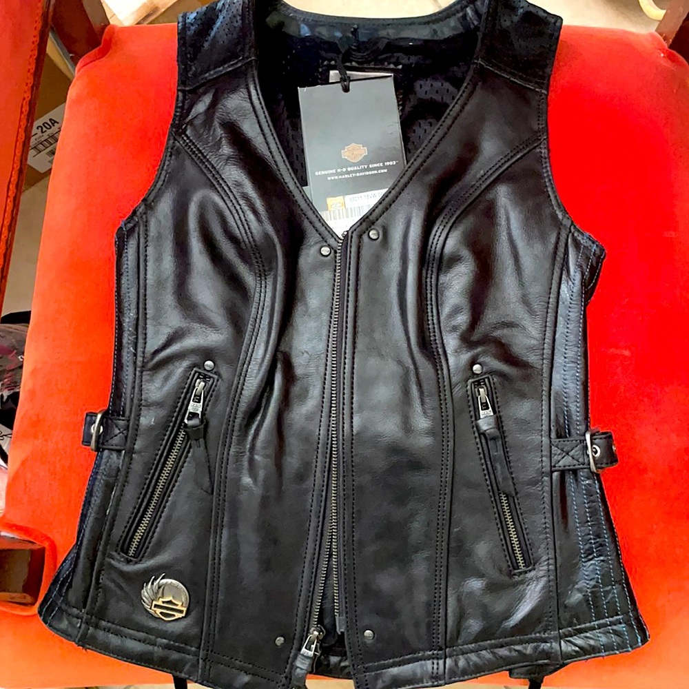 Harley Davidson Genuine Leather Vest